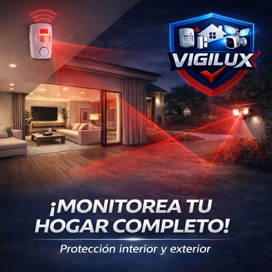 Alarma Sensor de Movimiento Infrarrojo + 2 Controles Remotos