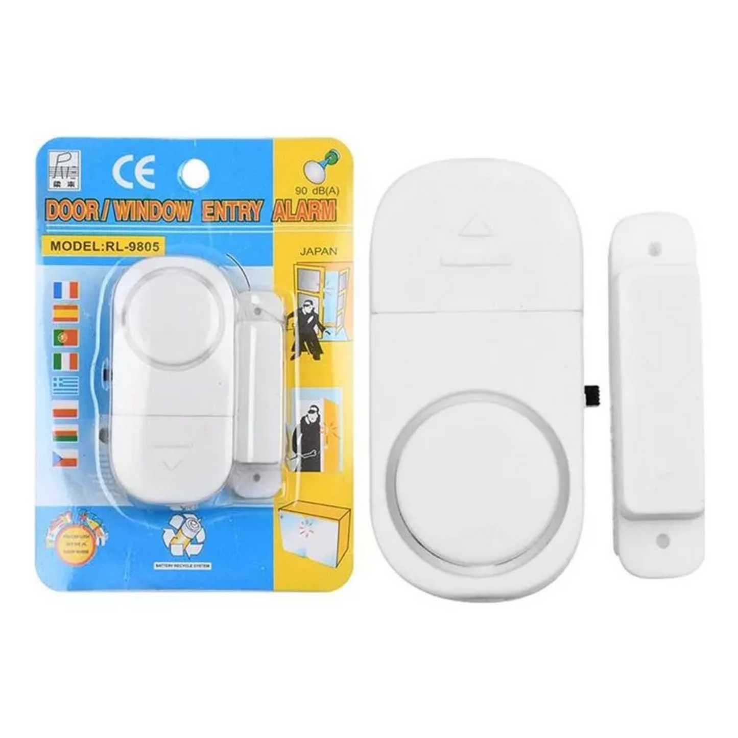 Alarma Magnética de Seguridad para Puertas y Ventanas