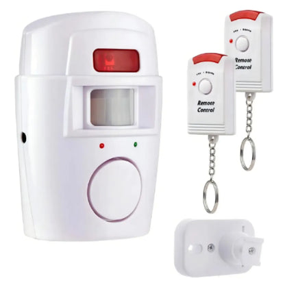 Alarma Sensor de Movimiento Infrarrojo + 2 Controles Remotos